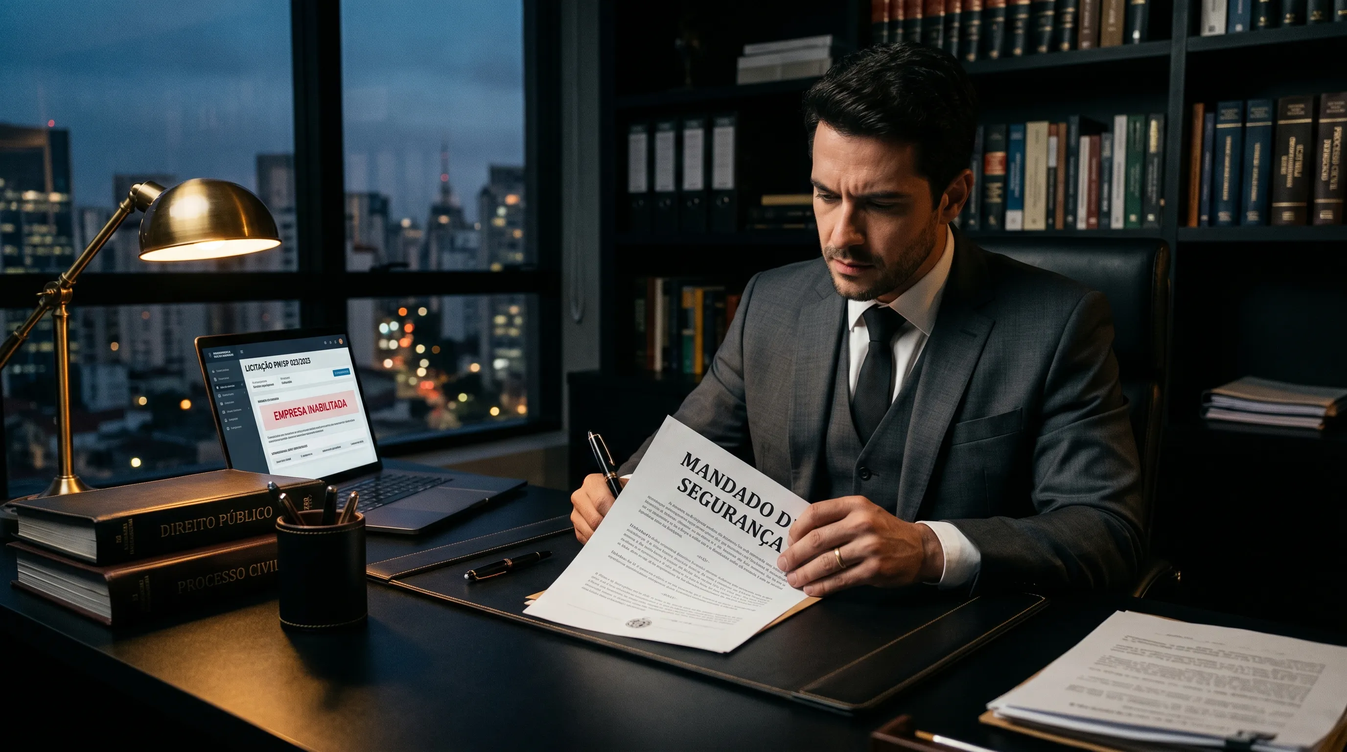 Mandado de segurança contra inabilitação